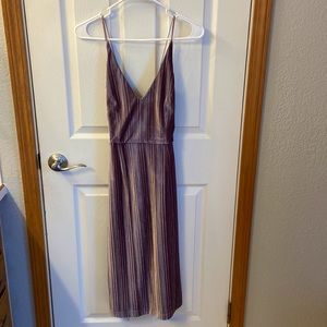 NWOT velvet midi dress.
